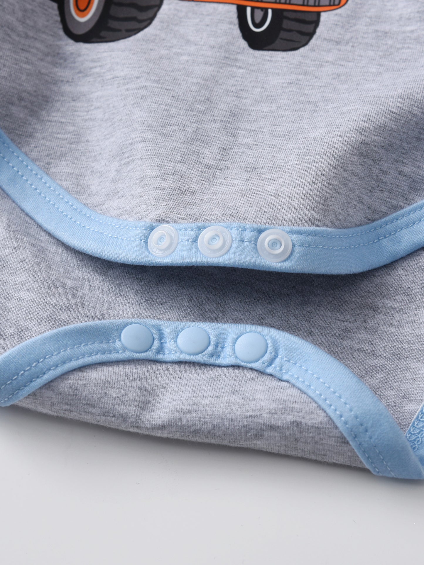 KuKitty Newborn Infant Baby Boy Clothes Outfits Set Long Sleeve Cars Print Romper Top and Pants Hat Clothing Suit, for Outdoor