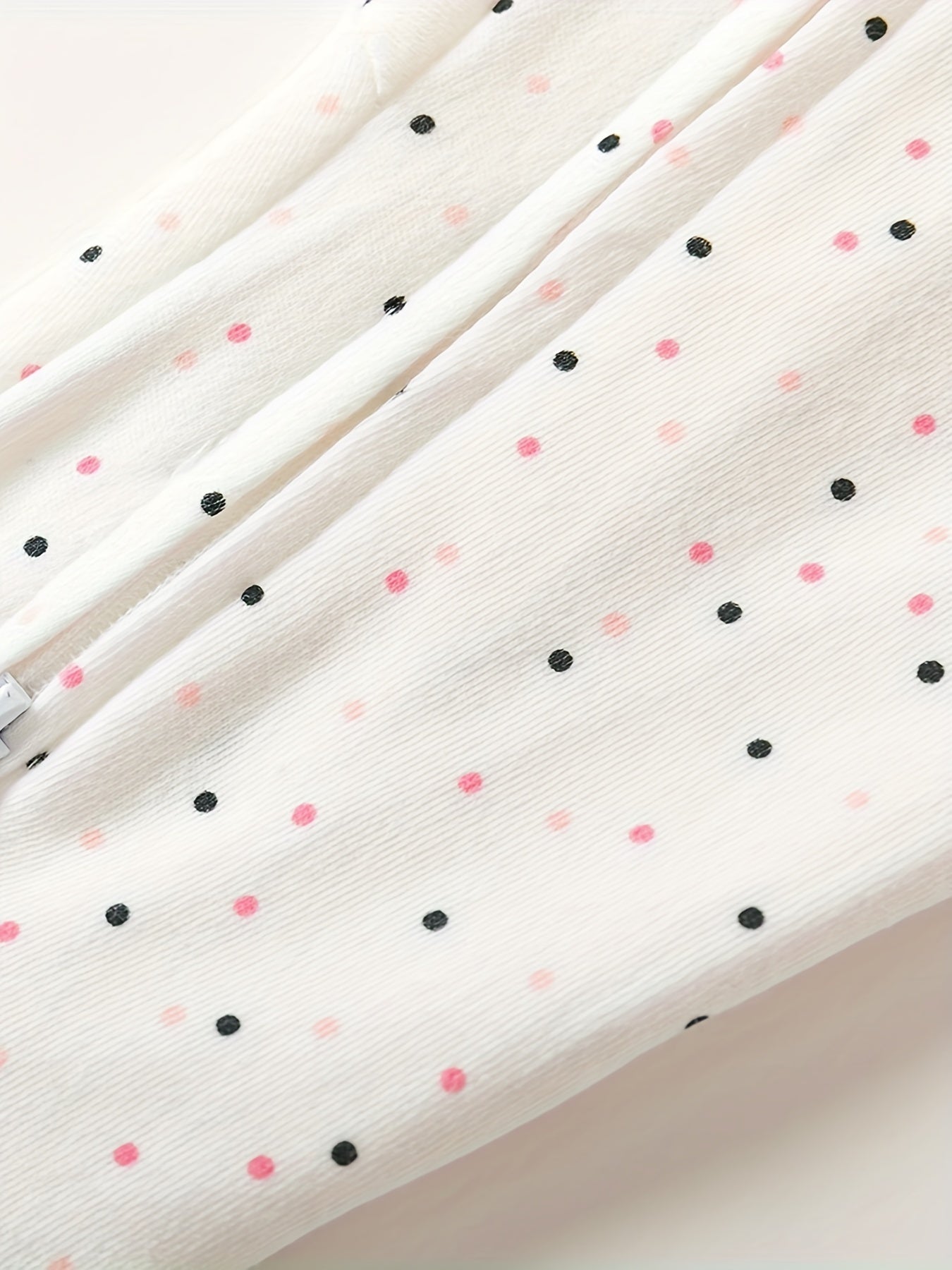 3pcs Newborn Baby Girls Cotton Footie Romper Set - Solid Color Crew Neck Winter Wear