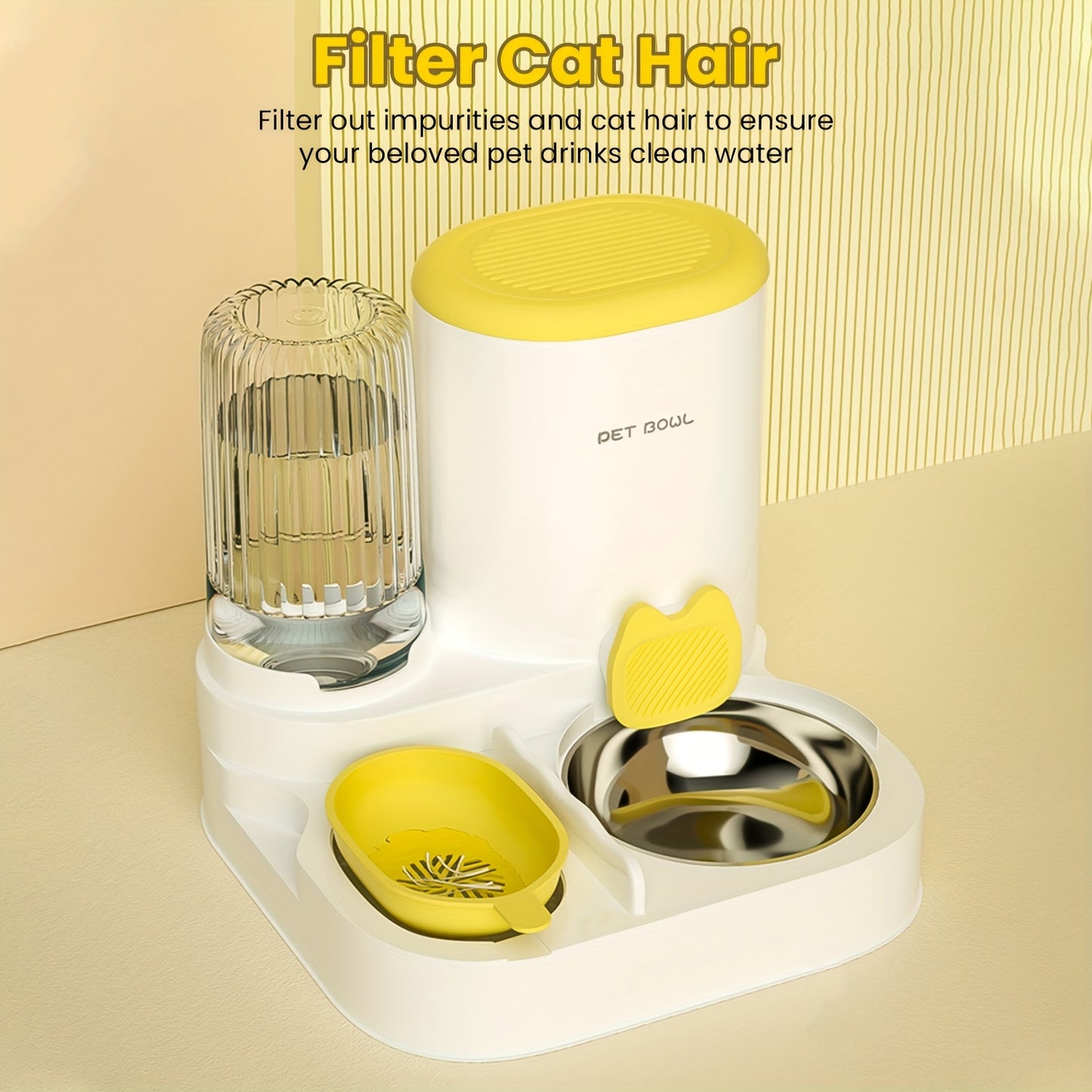 Automatic Cat and Dog Water Dispenser with Filtration and Easy Installation Large Capacity