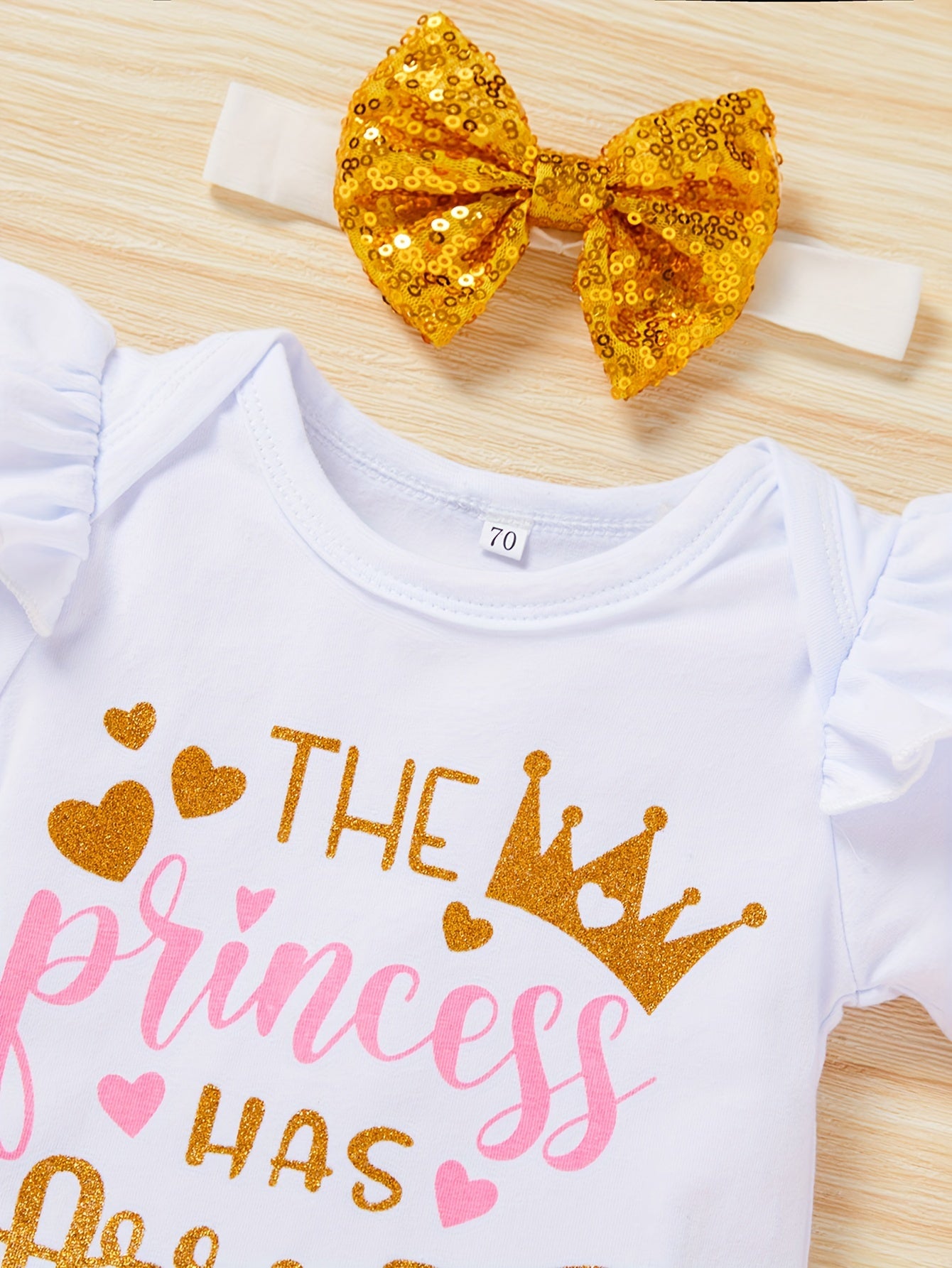 Zukuco Newborn Baby Girl Outfits Infant Letter Print Romper+Tutu Skirt+Headband+Legging Warmer Coming Home Clothes Set