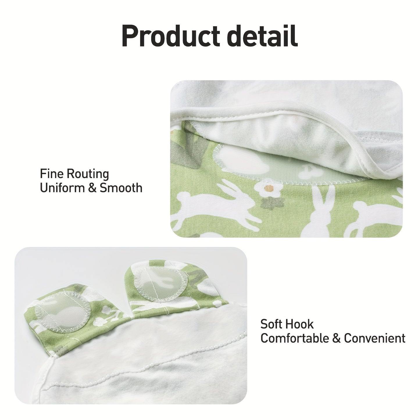 GLLQUEN Baby 3-Pack 100 Percent Cotton Sleep Sacks in Emerald Green for Ages 3 Months Plus