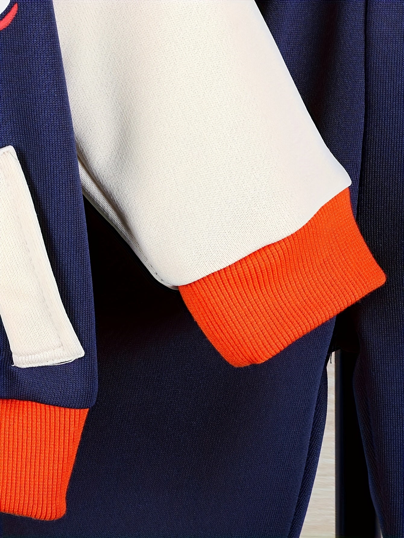 Directional Development Baby Boy Autumn Winter Baseball Uniform Two Piece Set