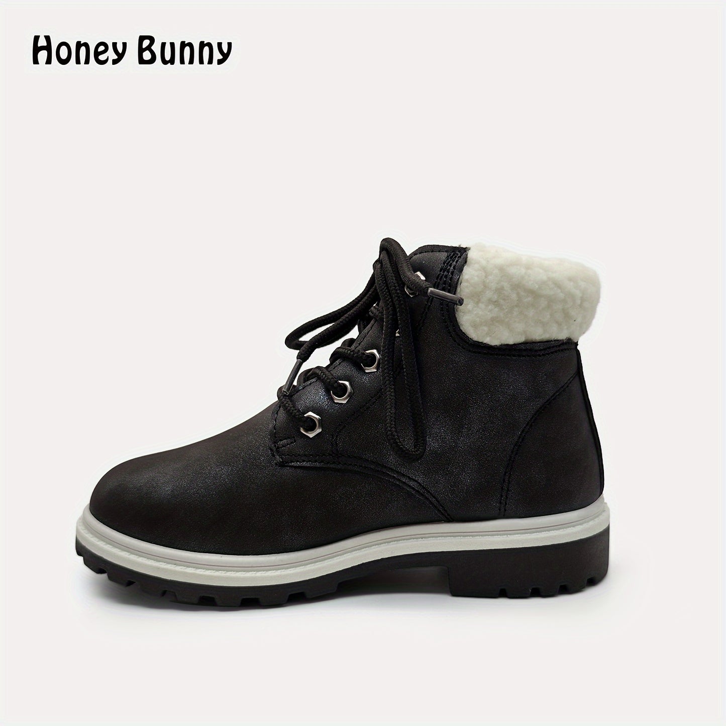 Youngsters Waterproof Retro Lace Up Ankle Boots for Boys and Girls All Season Hiking