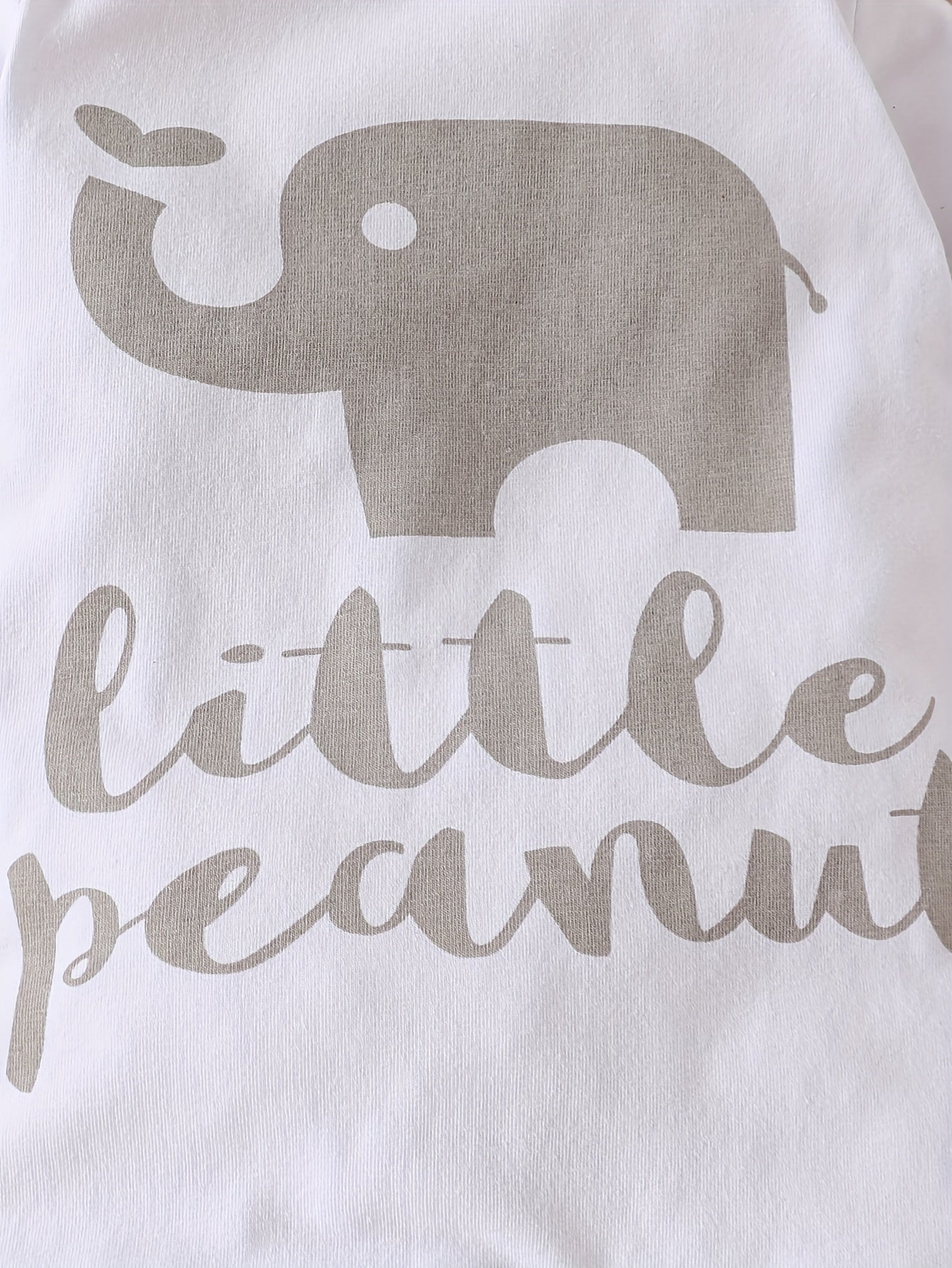 Little Peanut Youngsters Long Sleeve Rompers – Adorable Elephant Designs for Comfort