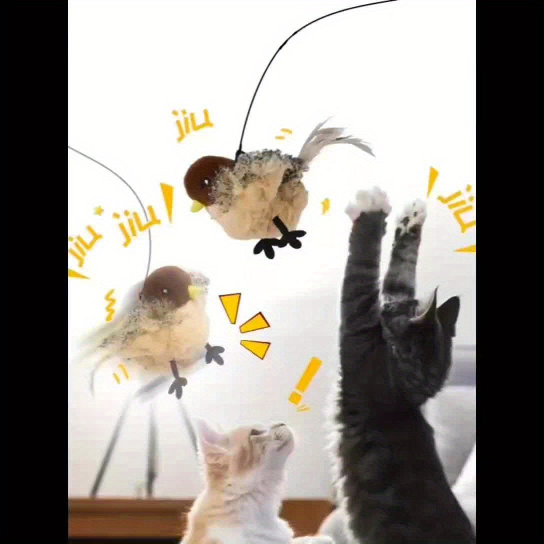 2.4G Remote Control Interactive Cat Toy with 3 Hunting Modes USB Rechargeable Plush Design