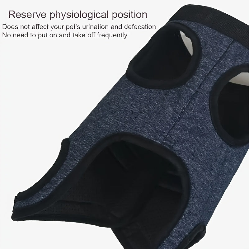 Pet Lifting Vest, Portable Harness For Small Dogs, Pet Harness With Hind Leg Support, Adjustable Breathable Harness For Walking