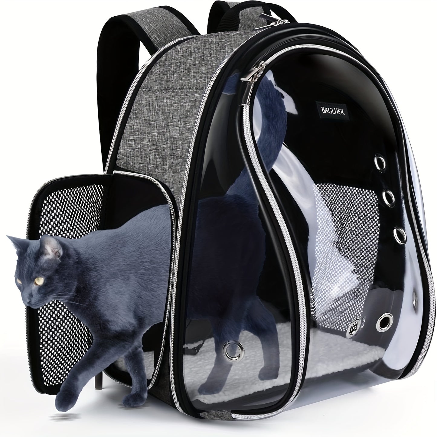 Airline Approved Pet Backpack Carrier Bubble Front Mesh