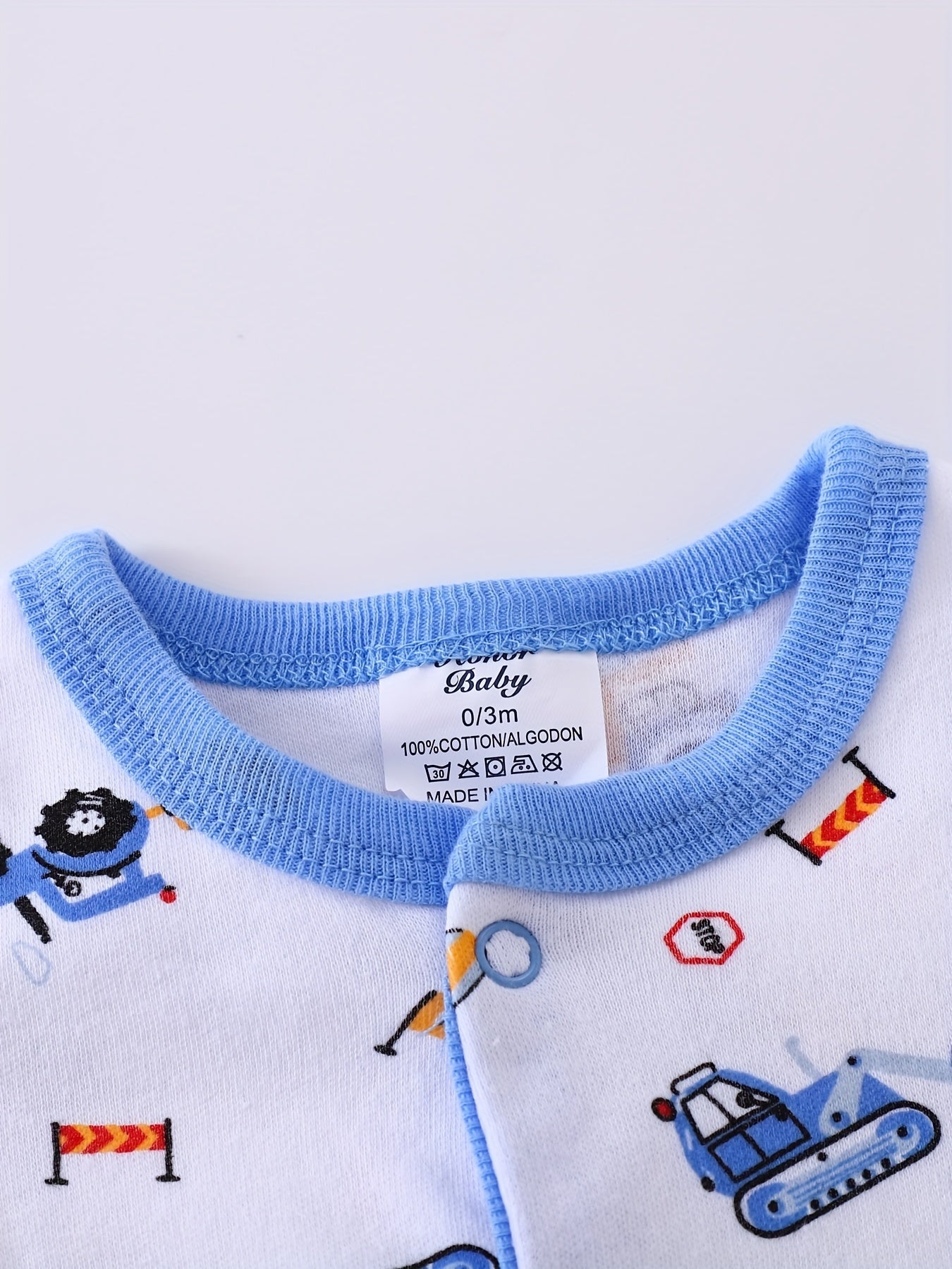 Eight Piece Newborn Boys Set Season Rompers With Embroidery