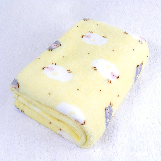 1pc Soft Flannel Baby Blanket with Adorable Panda Design - Cozy Lightweight Portable Infant Bedding, Lightweight & Machine Washable, Perfect for Crib or Stroller, Crib Blanket | Cozy Flannel | Lightweight Fabri