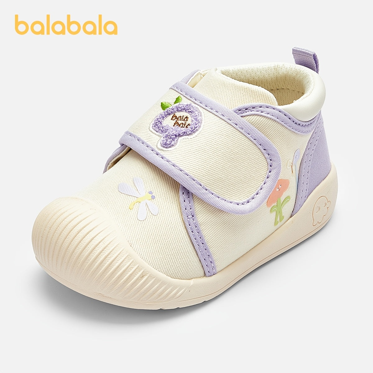 Balabala Cute Cartoon Pattern Toddler Shoes for Girls Spring and Summer Daily Wear