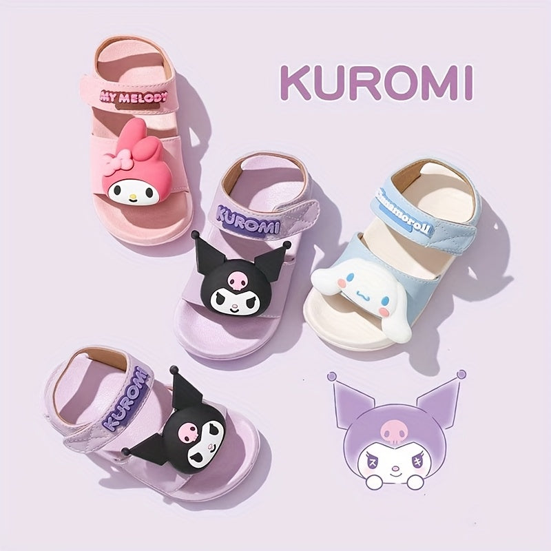 Sanrio Kids Lightweight EVA Sandals Cute Cartoon Beach Slippers for Girls and Toddlers