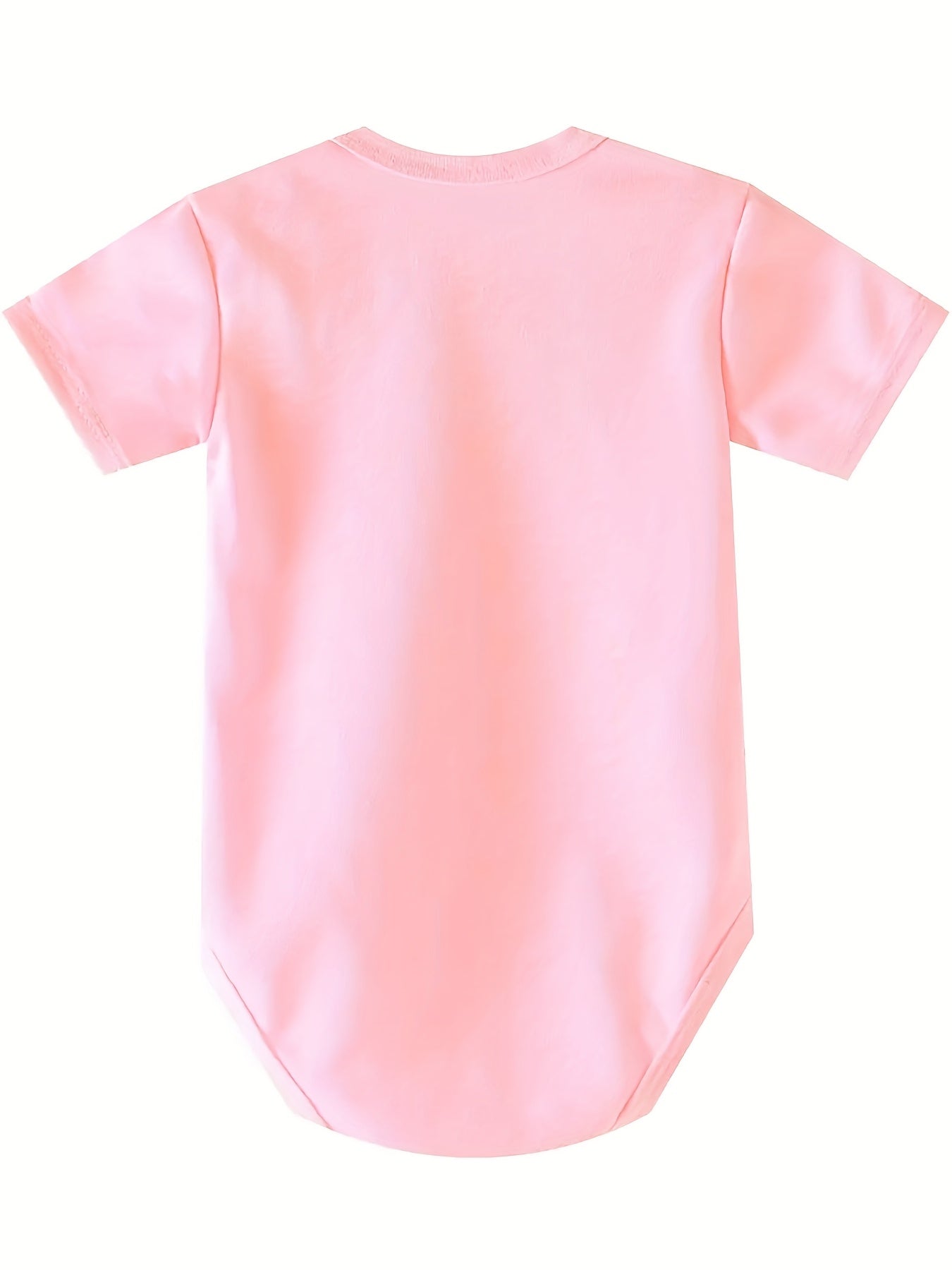 Winnie the Pooh Baby Summer Short Sleeve Jumpsuit for Boys and Girls in Light Pink