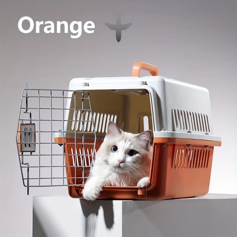 Durable Pet Cage Kennel for Travel Ideal for Dogs and Cats Up to 23 Pounds