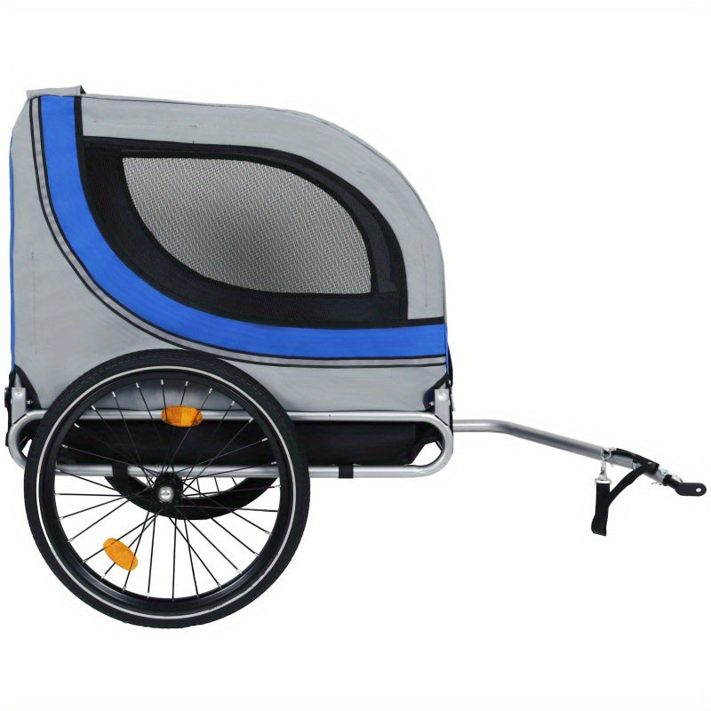 All Terrain Folding Bike Dog Trailer 120Lb Durable Steel