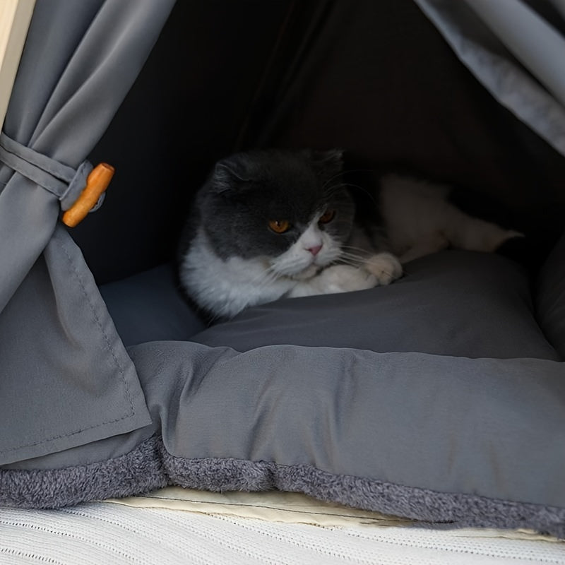 Four Seasons Pet Tent Nest for Cats and Dogs - Japanese South Korean Design for Indoors Outdoors