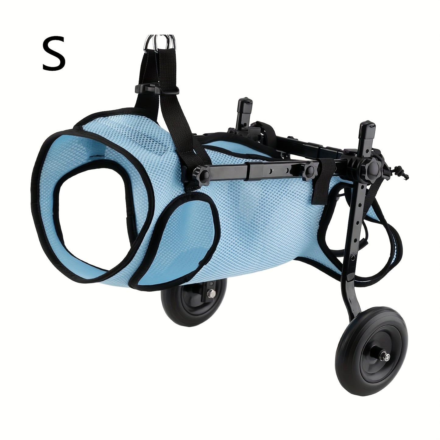 Hind Legs Dog Wheelchair Cart, Dog/Cat Wheelchair With Disabled Hind Legs For Walking, Hind Legs Mobility Aid For Small Pets, Dog Stroller With Wheels, Lightweight, Pet Supplies And Accessories For Christmas, Black Fridays It