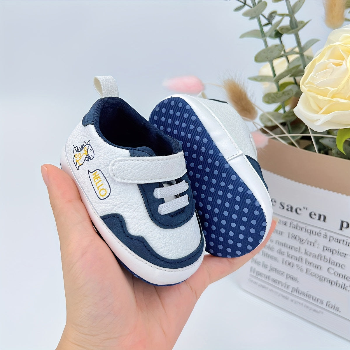 Adorable Cartoon-Themed Soft Sole Baby Boys Shoes for First Steps 0-12 Months