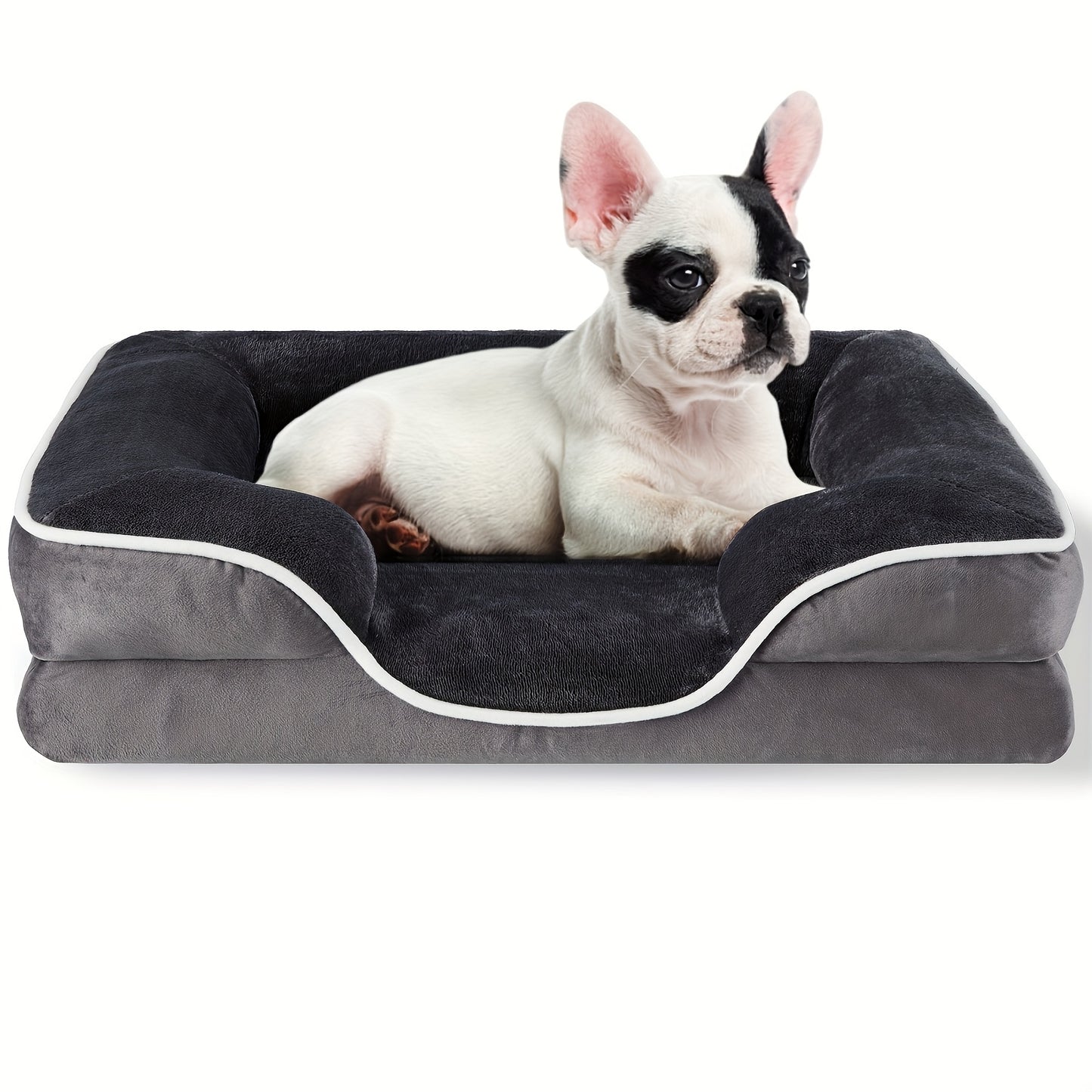 FluffyDream Orthopedic Dog Bed with Egg-Crate Memory Foam for All Dog Sizes and Travel