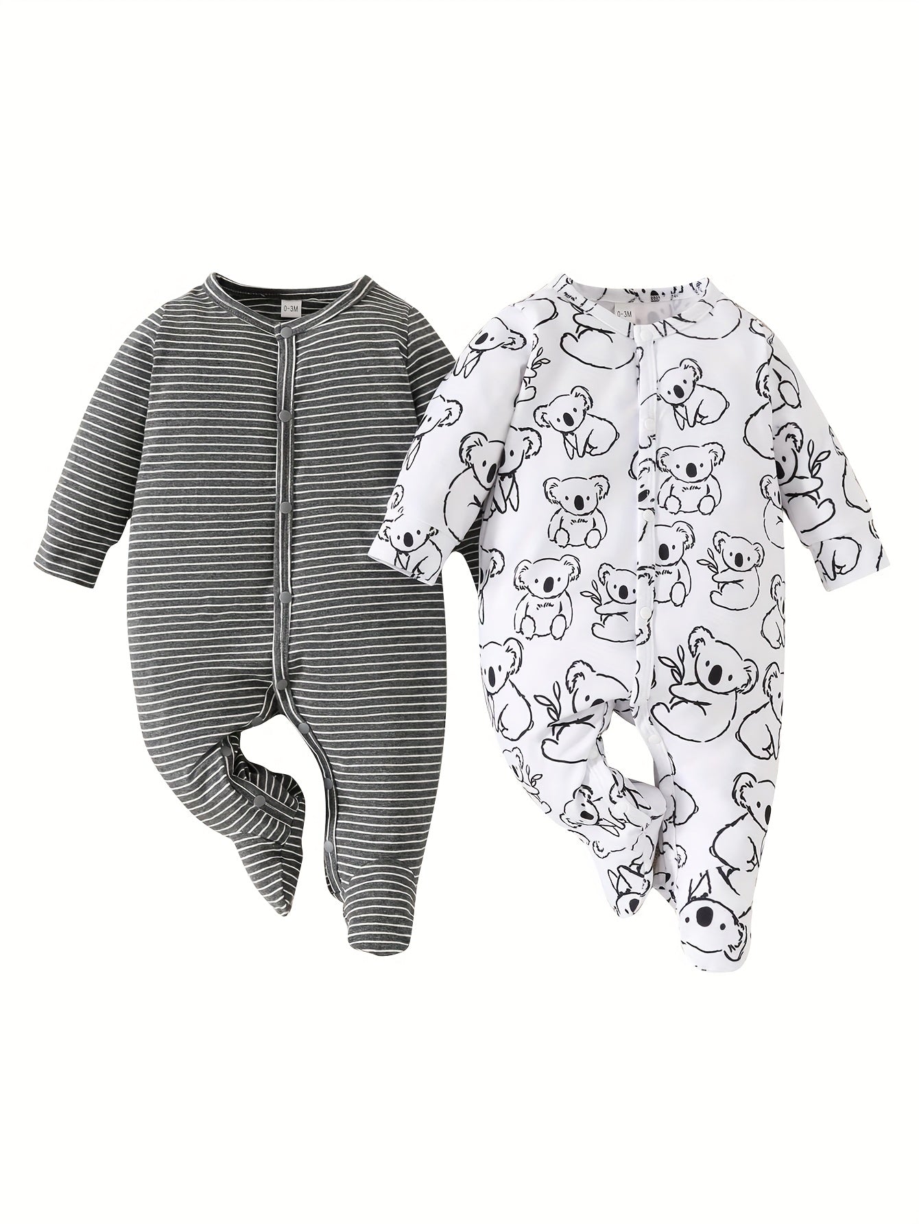 TinyTots Baby Boys Jumpsuit Footie – Perfect for Outdoor Adventures