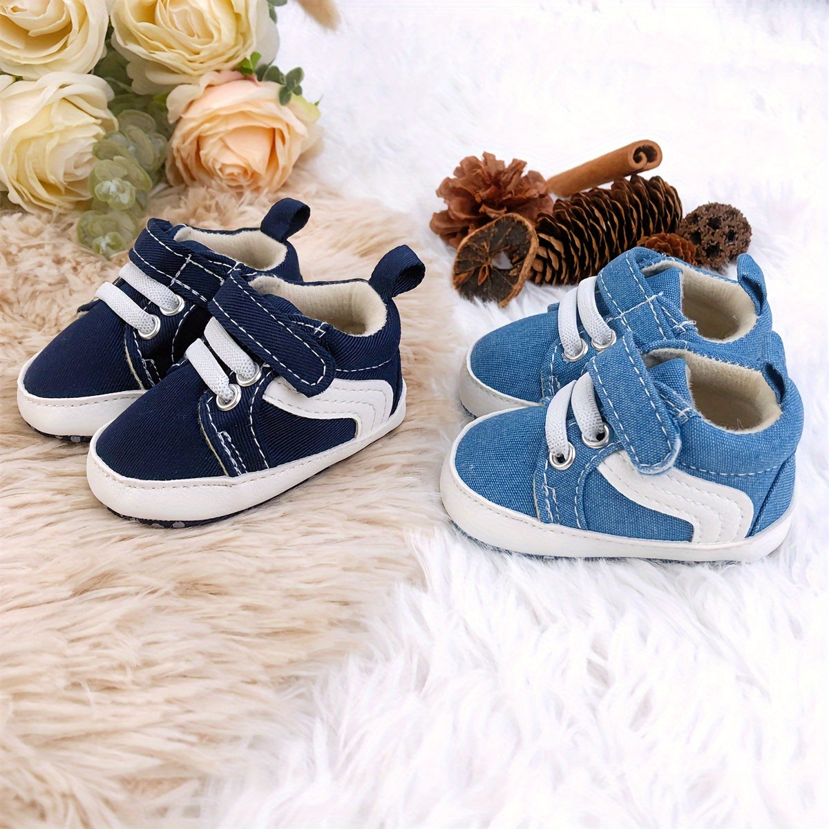 0-3 Months Infant Comfortable Flat Bottom Sneakers Spring/Autumn Baby Soft Sole Casual Children's Shoes